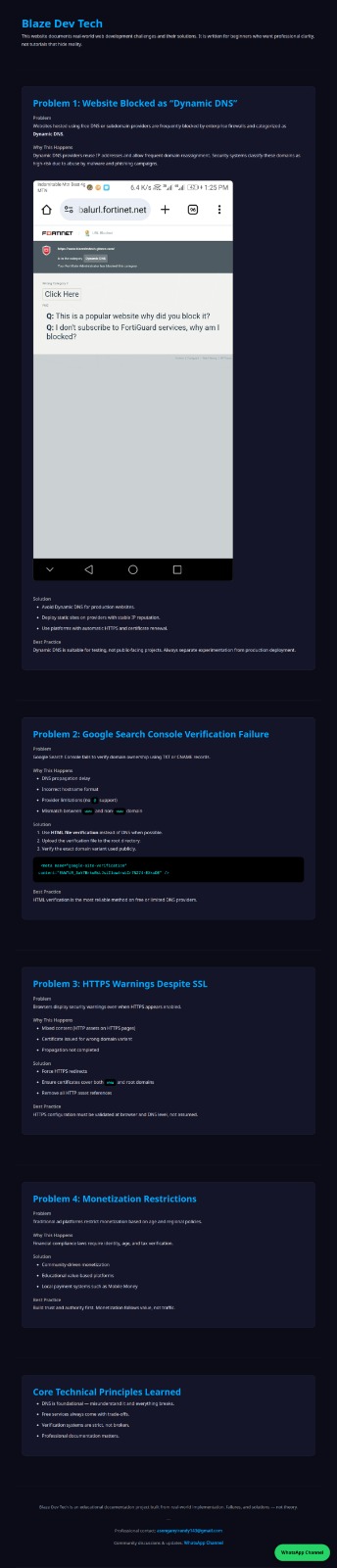 Blaze Dev Project